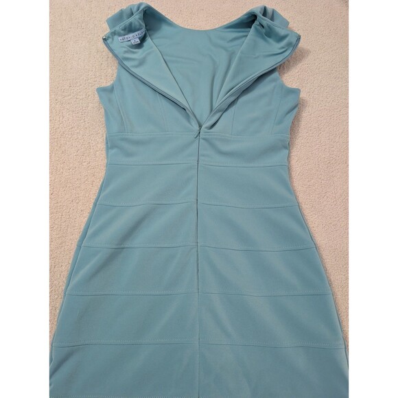 Antonio Melani Turquoise Bodycon sleeveless Dress Size 6 - Picture 8 of 16